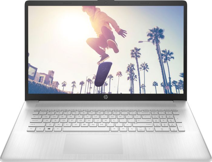 Ноутбук HP 17-cp2030ua 17.3" FHD IPS AG, AMD R3-7320U, 8GB, F512GB, UMA, DOS, серебристый