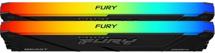 Пам'ять ПК Kingston DDR4 16GB KIT (8GBx2) 3200 FURY Beast RGB
