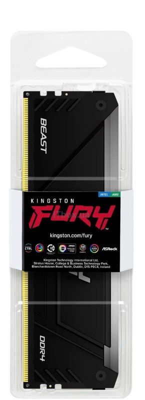 Пам'ять ПК Kingston DDR4 16GB 3200 FURY Beast RGB