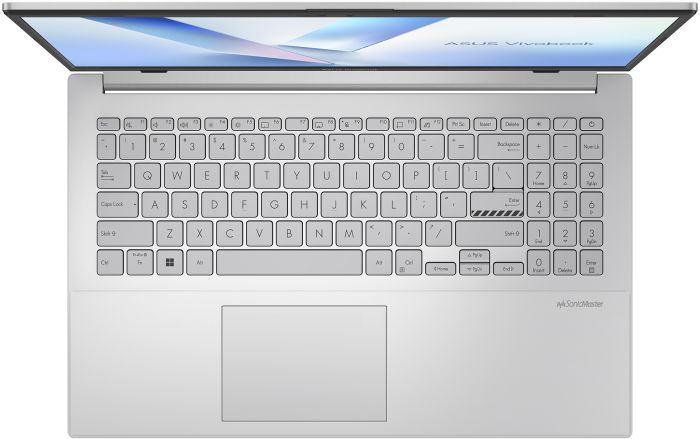 Ноутбук ASUS Vivobook Go 15 E1504FA-BQ053 15.6" FHD IPS, AMD R3-7320U, 8GB, F512GB, UMA, NoOS, Серебристый