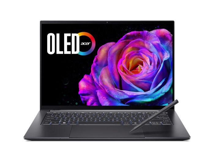 Ноутбук Acer Swift X 14 SFX14-73G 14.5" 2.8K OLED, Intel U7-255H, 16GB, F1TB, NVD5050-8, Win11, серый