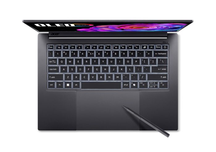 Ноутбук Acer Swift X 14 SFX14-73G 14.5" 2.8K OLED, Intel U7-255H, 16GB, F1TB, NVD5050-8, Win11, серый