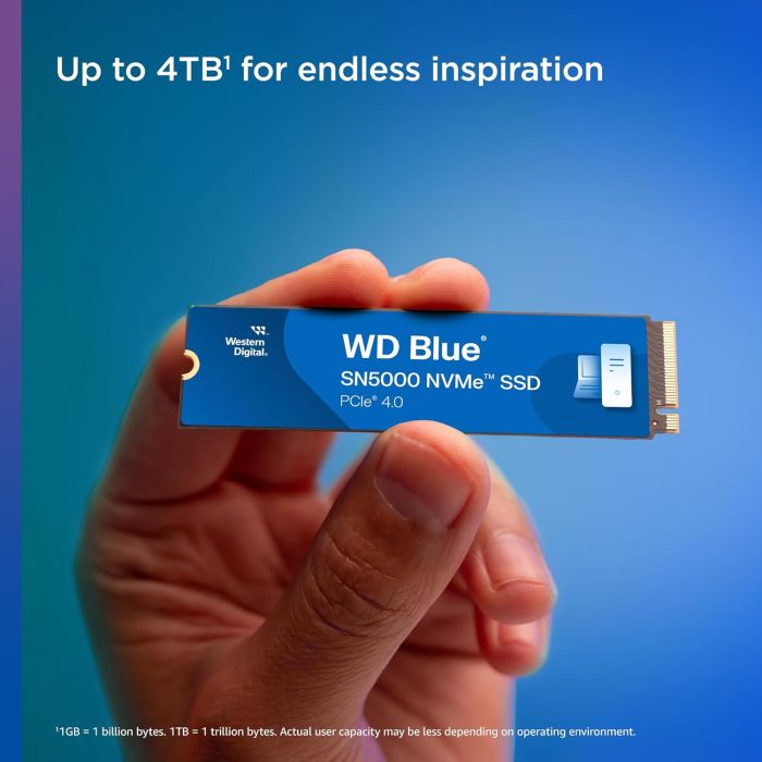 Накопитель SSD WD M.2 2TB PCIe 4.0 Blue SN5000