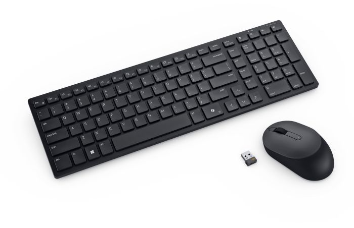 Dell Pro Compact Silent Keyboard and Mouse - KM555 - Ukrainian
