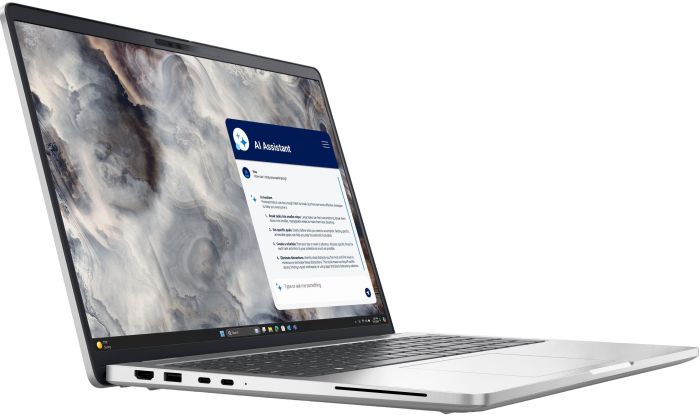 Ноутбук Dell Pro 16 Plus 16" FHD+ AG, Intel U7-265U, 32GB, F512GB, UMA, Lin, серебристый