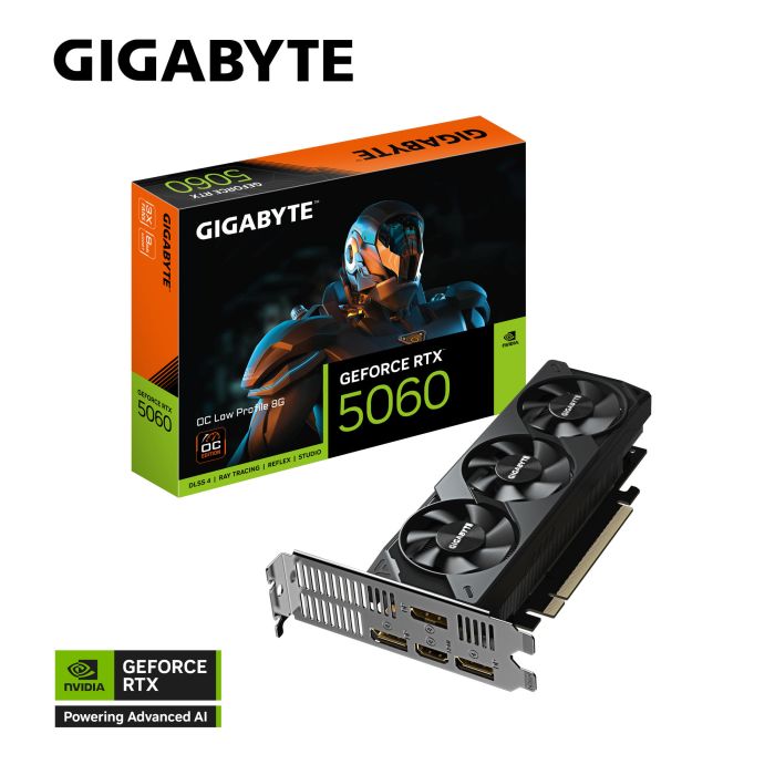 GIGABYTE Graphic Adapter GeForce RTX 5060 8GB GDDR7 OC Low Profile