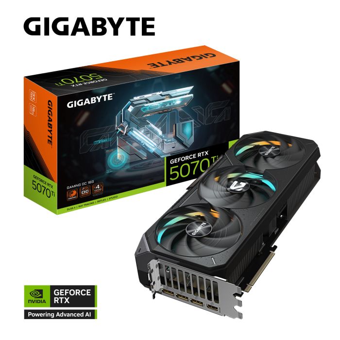 GIGABYTE Graphic Adapter GeForce RTX 5070 Ti 16GB GDDR7 GAMING OC