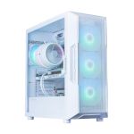 Корпус Zalman I3 Neo ARGB V2 без БЖ, 2xUSB3.0, 1x Type C, 4x120мм, ARGB, VGA 355мм, LCS ready, TG Side Panel, ATX, білий