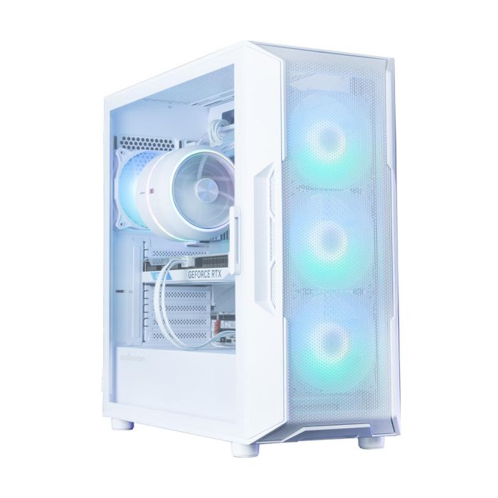 Корпус Zalman I3 Neo ARGB V2 без БП, 2xUSB3.0, 1x Type C, 4x120мм, ARGB, VGA 355мм, LCS ready, TG Side Panel, ATX, белый