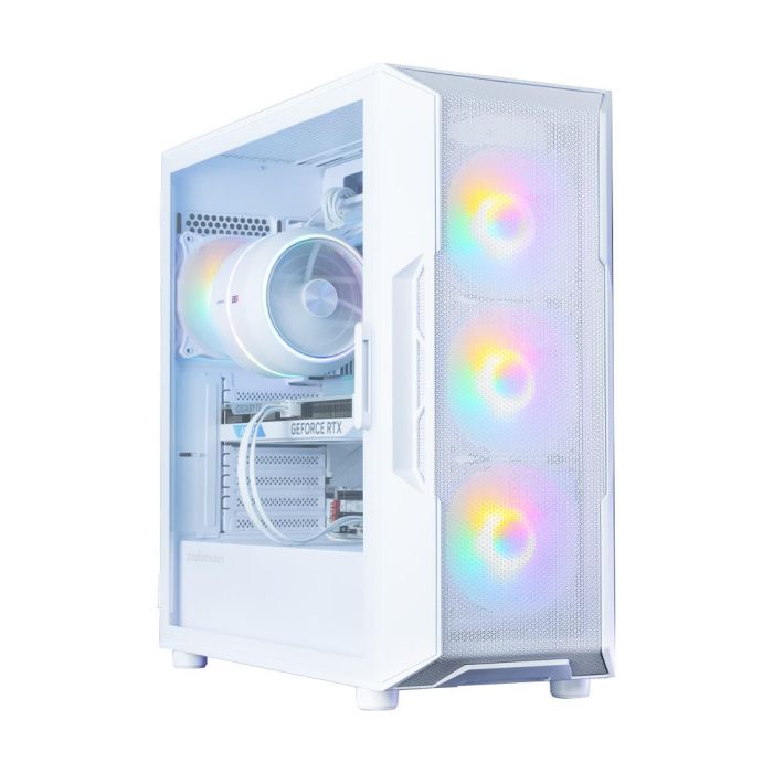 Корпус Zalman I3 Neo V2 без БП 2xUSB3.0, 1x Type C, 4x120мм RGB, VGA 400мм, LCS ready, TG Side Panel, ATX, белый