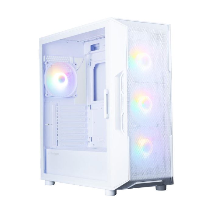 Корпус Zalman I3 Neo V2 без БП 2xUSB3.0, 1x Type C, 4x120мм RGB, VGA 400мм, LCS ready, TG Side Panel, ATX, белый