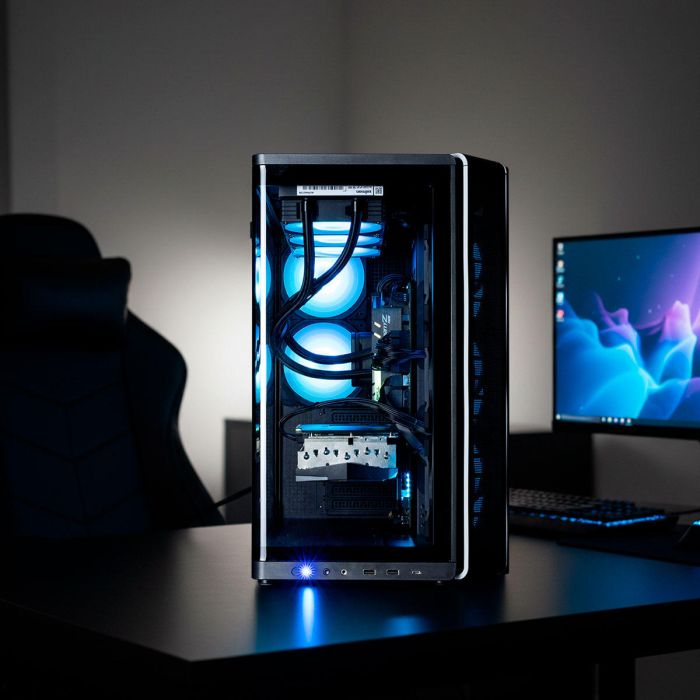 Корпус Zalman P60 без БЖ, 2xUSB3.0, 1x Type C, 3x120мм ARGB Reverse, 2x120мм ARGB, VGA 435мм, LCS ready, Curved Tempered Glass, Dual Chamber, ATX, чорний