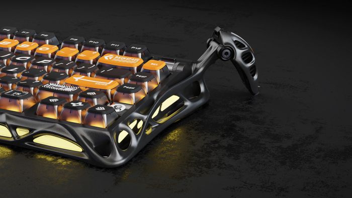 Клавиатура механическая GravaStar Mercury K1 Pro 80keys, GravaStar x Kailh Speedy Mint, BT/WL/USB, CyberFlare