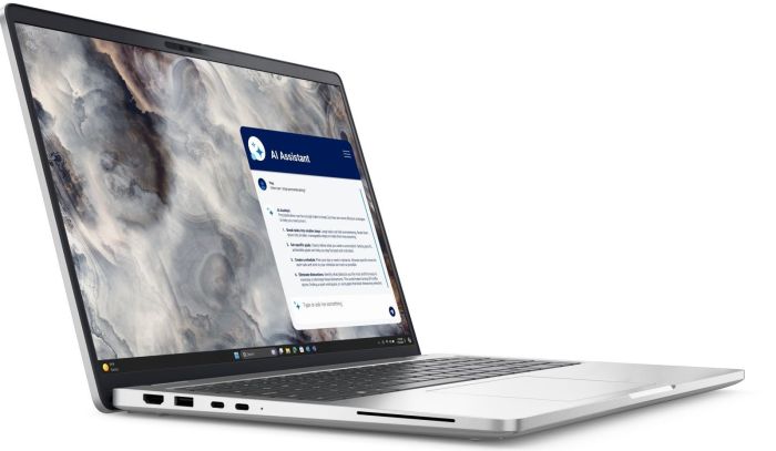 Ноутбук Dell Pro 16 Plus 16" FHD+ AG, Intel U5-235U, 32GB, F512GB, UMA, Win11P, сріблястий