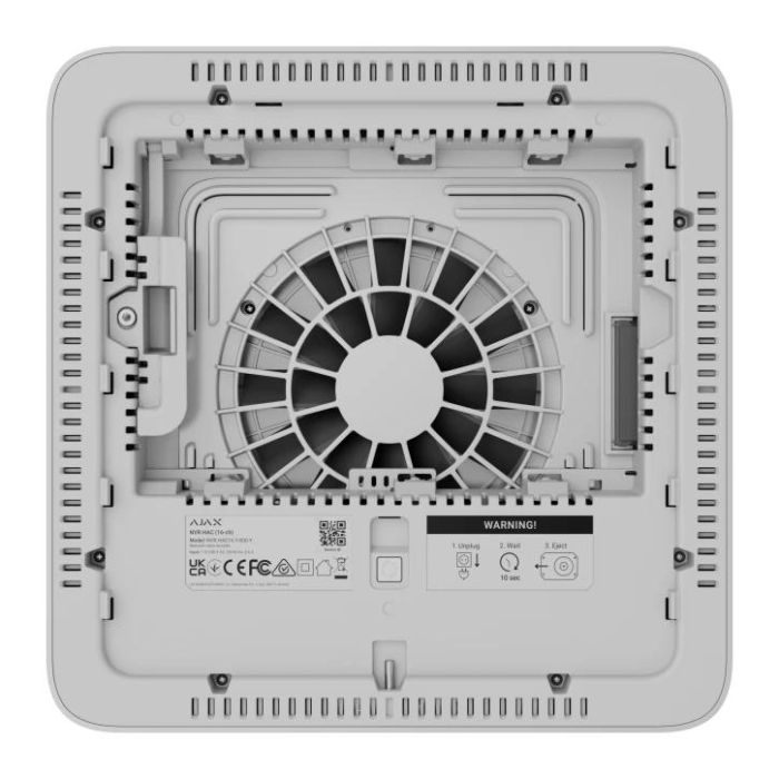 Мережевий відеореєстратор Ajax NVR HAC, HDMI, 16 каналів, білий