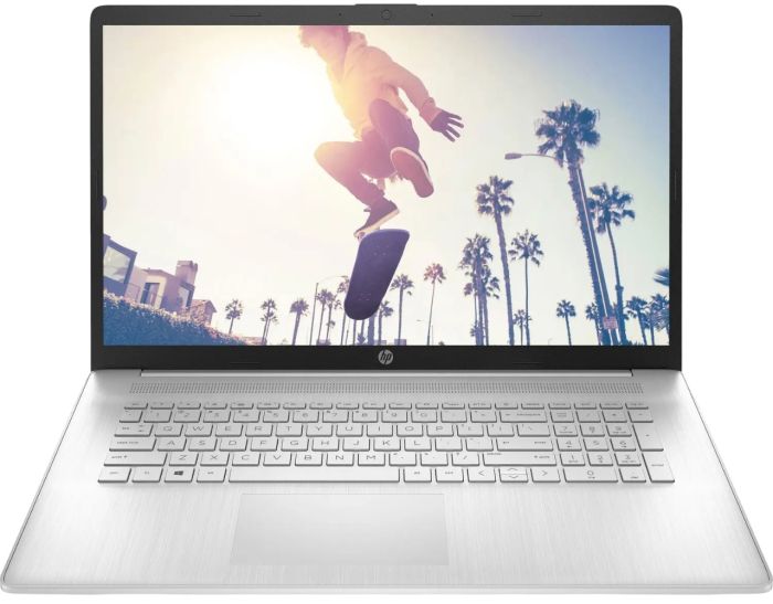 HP Notebook 17-cp3017ua 17.3" FHD IPS AG, AMD R7-7730U, 16GB, F1024GB, UMA, DOS, silver