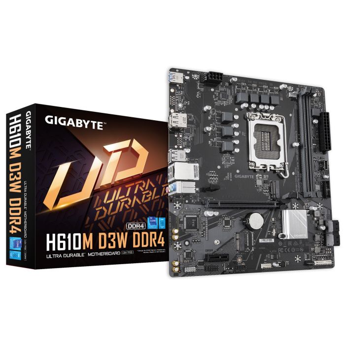 GIGABYTE Motherboard H610M D3W DDR4 s1700 H610 2xDDR4 HDMI DP mATX