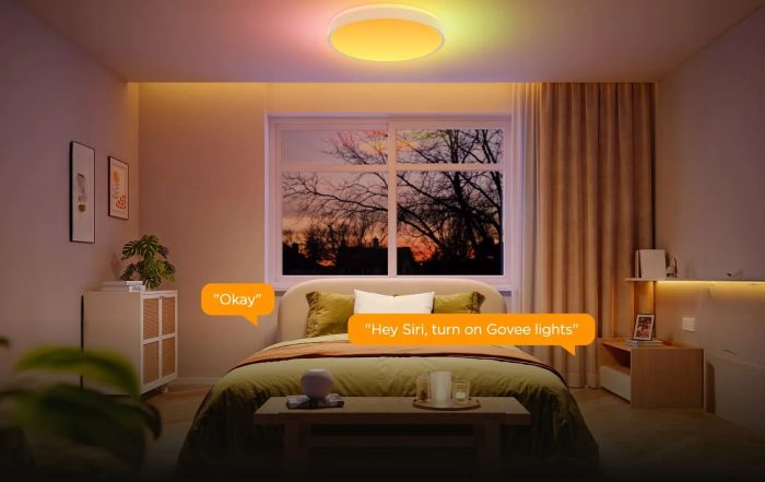 Потолочний світильник Govee 38cm Smart Ceiling Light Pro, RGBICWW, WI-FI/Bluetooth, білий