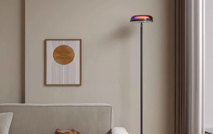 Govee H60B0 Uplighter Floor Lamp, 1000Lm, RGBWW+RGBIC+WW, WI-FI/Bluetooth, чорний