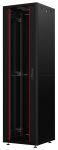 Шафа MIRSAN 19", 42U, GTN SERVER, скляні двері, 600x800 мм, максимально 1000 кг, чорна