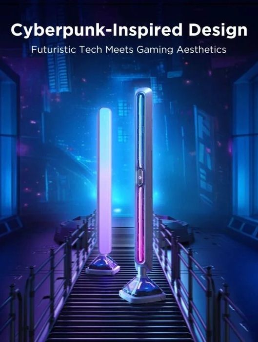 Набор адаптивного подствечивание Govee H6048 Govee Gaming Light Bars Pro, RGBIC, WI-FI/Bluetooth, чорний