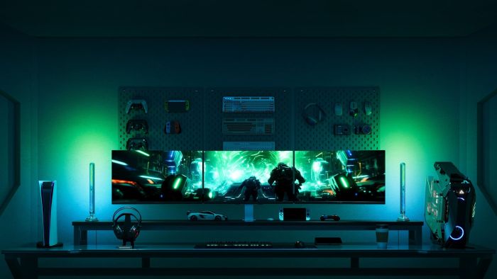 Набор адаптивного подствечивание Govee H6048 Govee Gaming Light Bars Pro, RGBIC, WI-FI/Bluetooth, чорний