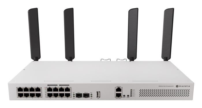MikroTik Cloud Router Switch CRS418-8P-8G-2S+5axQ2axQ-RM