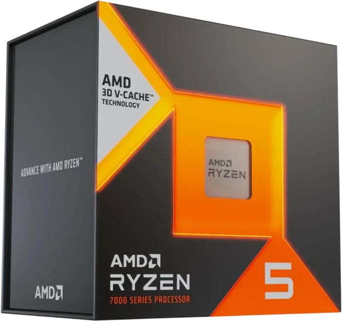 AMD CPU Ryzen 5 7500X3D 6C/12T 4.0/4.5GHz Boost 96Mb Radeon Graphics AM5 65W w/o cooler Box