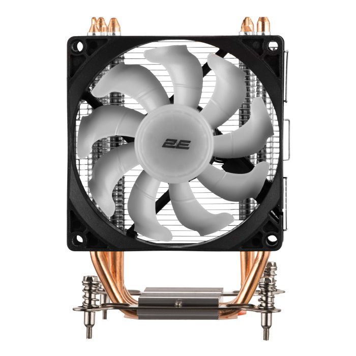 2E GAMING CPU cooler Air Cool AC90D4, LGA1851, 1700, 1200, 1366, 115x, AM5, AM4, AM3, AM3+, 4pin PWM, TDP 130W