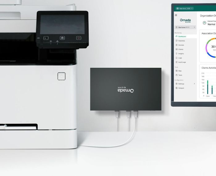 TP-LINK  Switch  9xGE (8xPoE), 1xSFP/RJ45. 63W, WebSmart TP-Link ES210GP