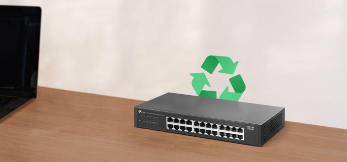 Коммутатор TP-LINK  24xGE, Неуправляемый TP-Link LS1024G