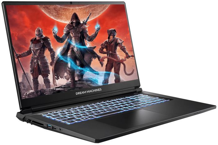 Dream Machines Notebook RT5060-17 17.3FHD IPS, AMD AI 7 350, 32GB, F2TB, NVD5060-8, DOS, black