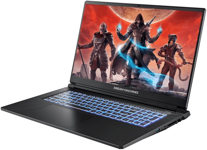 Dream Machines Notebook RT5060-17 17.3FHD IPS, AMD AI 7 350, 32GB, F2TB, NVD5060-8, DOS, black