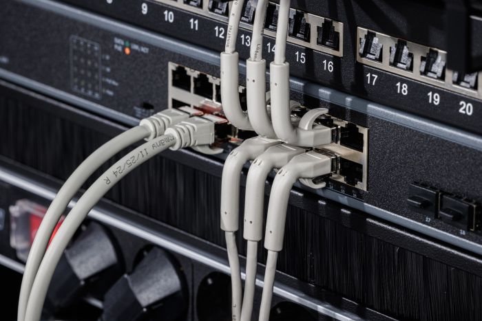Патч-корд DIGITUS CAT 6a S-FTP, 0.3м, AWG 32/7, Cu, TPE-LSZH, гибкий, серый