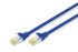 DIGITUS CAT 6A S-FTP patch cord, Cu, LSZH AWG 26/7, length 0.25 m, color blue