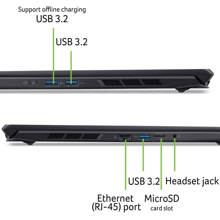 Acer Nitro V 16S ANV16S-61 16" WQXGA IPS, AMD R9-365, 32GB, F1TB, NVD5070-8, Win11P, black