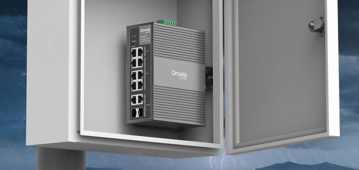 Промисловий комутатор TP-LINK  8xGE (PoE), 120W, 2xGE/SFP, WebSmart TP-Link IES210GPP