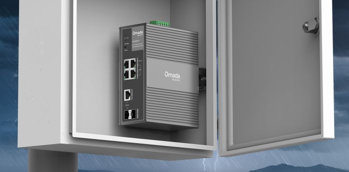 Промышленный коммутатор TP-LINK  4xGE (PoE), 120W, 1xGE/SFP, 1xSFP WebSmart TP-Link IES206GPP