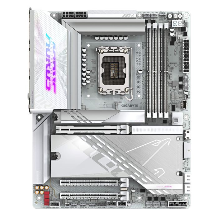 Материнська плата GIGABYTE Z890 AORUS PRO ICE s1851 Z890 4xDDR4 M.2 Wi-Fi BT HDMI DP ATX