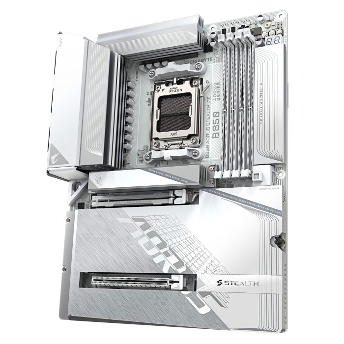 GIGABYTE Motherboard B850 A STEALTH ICE  sAM5 B850 4xDDR5 M.2 HDMI ATX