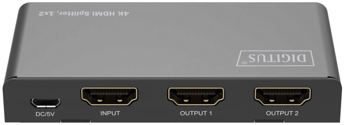 Видеосплиттер DIGITUS HDMI (INx1 - OUTx2), 4K