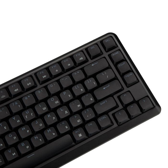 Клавиатура механическая Keychron J1 82Key, K pro Red, WL/BT/USB-A, QMK, Hot-swap, EN/UKR, RGB, черный