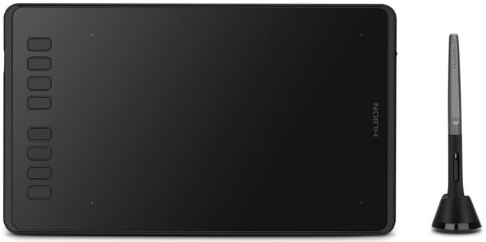 Graphical tablet 8.7"x5.4" , microUSB, black Huion H950P