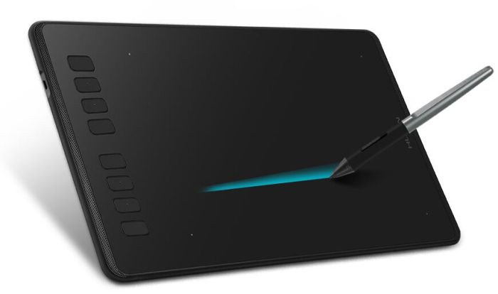 Graphical tablet 8.7"x5.4" , microUSB, black Huion H950P