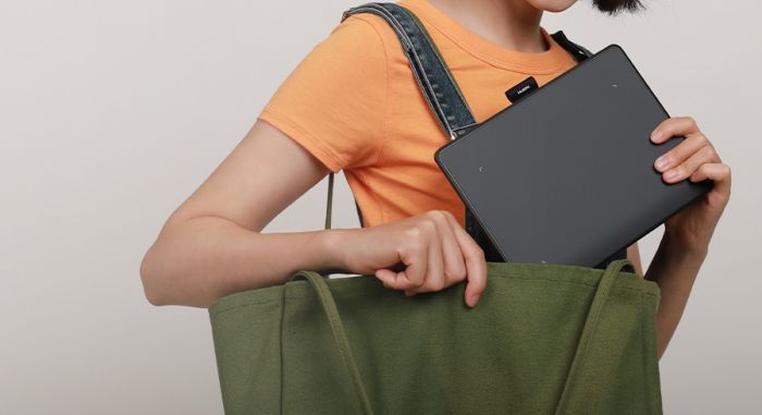 Huion Graphical tablet 6.3"x3,9" Inspiroy Frego S, BT, USB-C, black