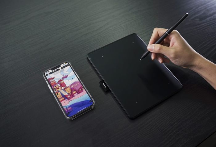 Графічний планшет Huion 10.5"x6.25" Inspiroy Frego M, BT, USB-C, чорний