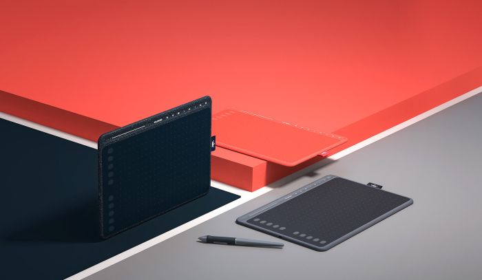 Графічний планшет  10"x6.35" , USB-C, сірий Huion HS611