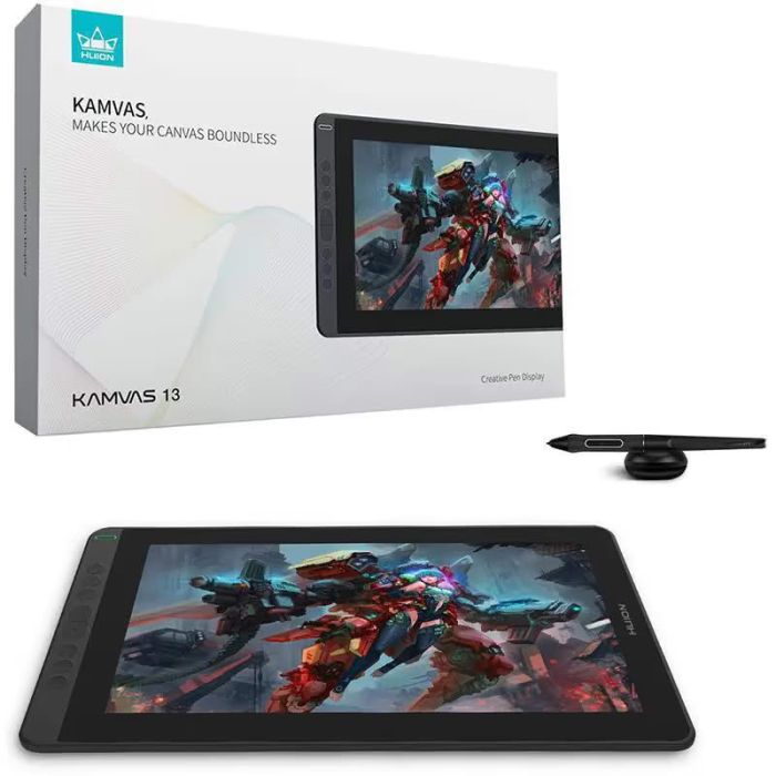Графический монитор Huion 13,3" Kamvas 13, USB-C, черный