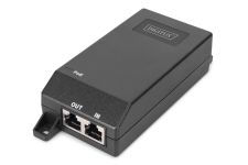 PoE-Інжектор DIGITUS PoE+ 802.3at, 10/100/1000 Mbps, Output max. 48V, 30W, чорний