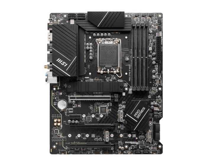MSI Motherboard PRO Z790-P WIFI DDR5 s1700 Z790 4xDDR5 M.2 HDMI DP Wi-Fi BT ATX